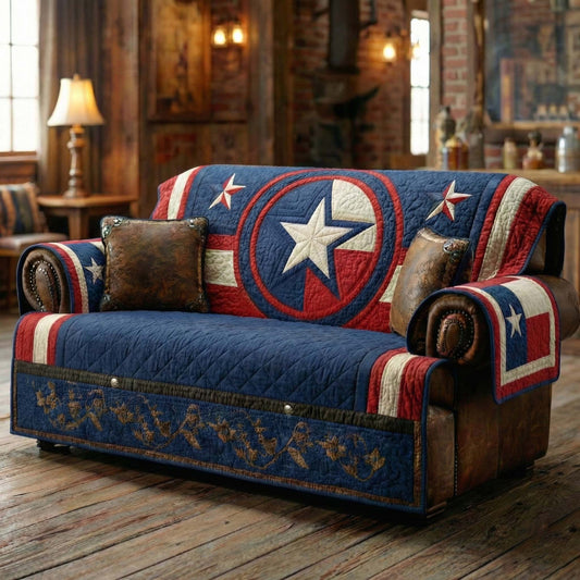 Liberty Star Quilted Sofa Cover NCU0XD2252