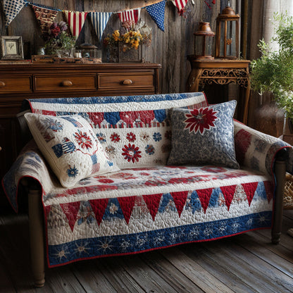 Liberty Starfield Quilted Sofa Cover NCU0PT11330