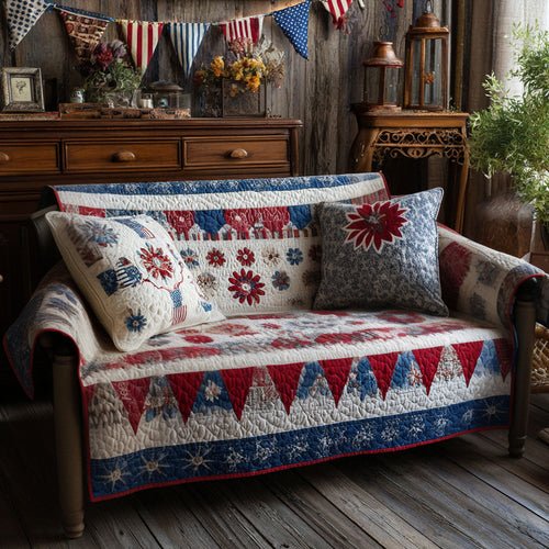 Liberty Starfield Quilted Sofa Cover NCU0PT11330