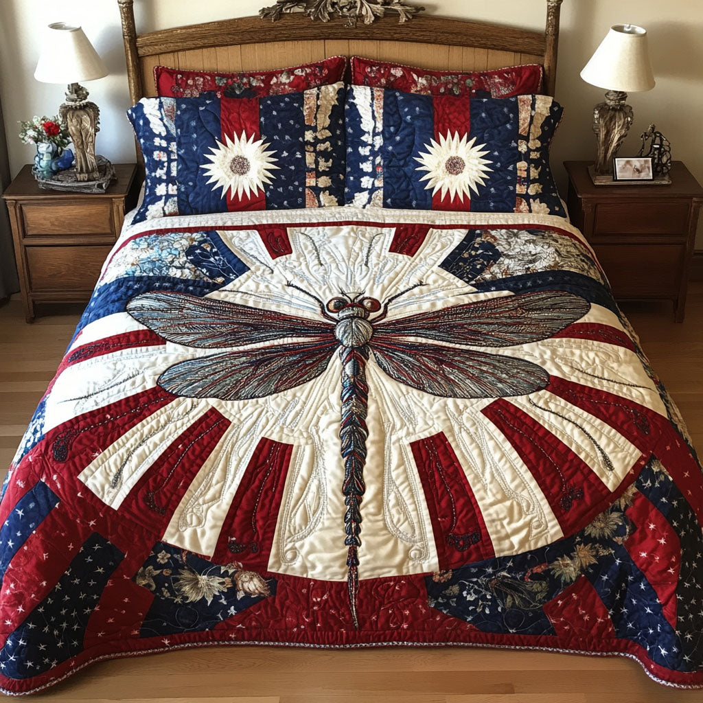Liberty Wings 3-Piece Quilted Bedding Set NCU0PT3415 – Vantique
