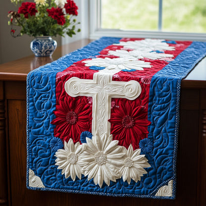 Liberty in Christ Quilted Table Runner NCU0PT4338