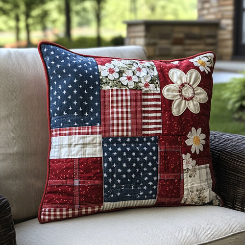 Liberty in Every Stitch Quilted Pillow Case NCU0PT7232