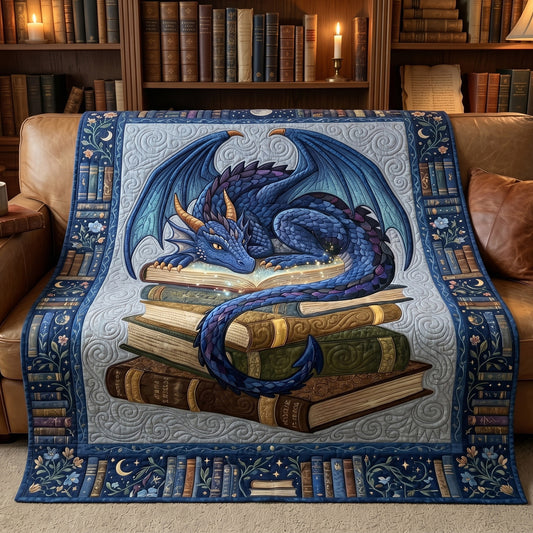 Library Dragon Quilted Blanket NCU0DV9730