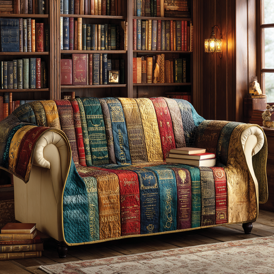 Library Depth Quilted Sofa Cover NCU0DK11173