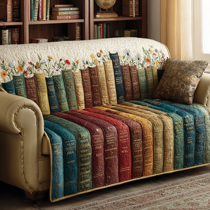 Library Depth Quilted Sofa Cover NCU0DK11463