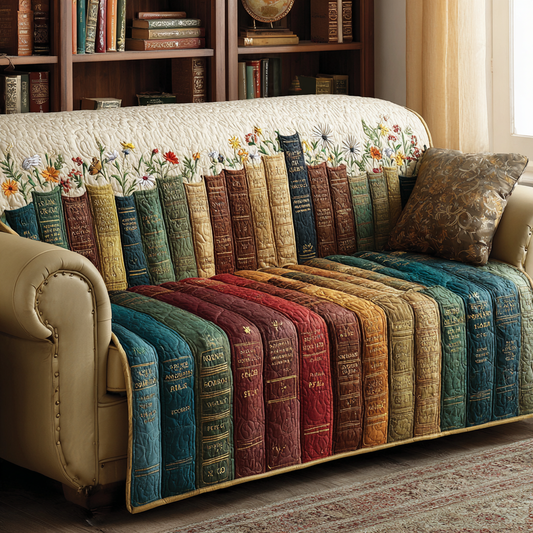 Library Depth Quilted Sofa Cover NCU0DK11463