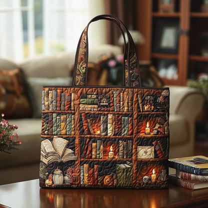 Library Haven Quilted Tote Bag NCU0DV7259