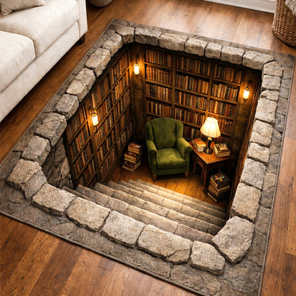 Library Hollow Area Rug NCU0TV1735