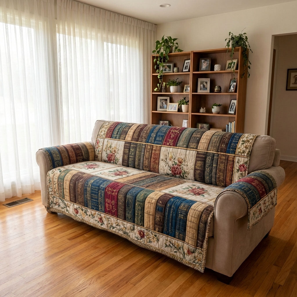 Library Lane Quilted Sofa Cover NCU0DK12160