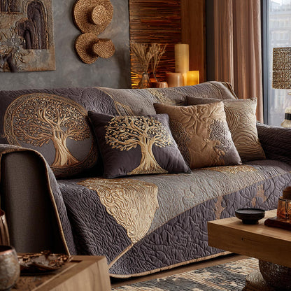 Life Balance Quilted Sofa Cover NCU0DV9188