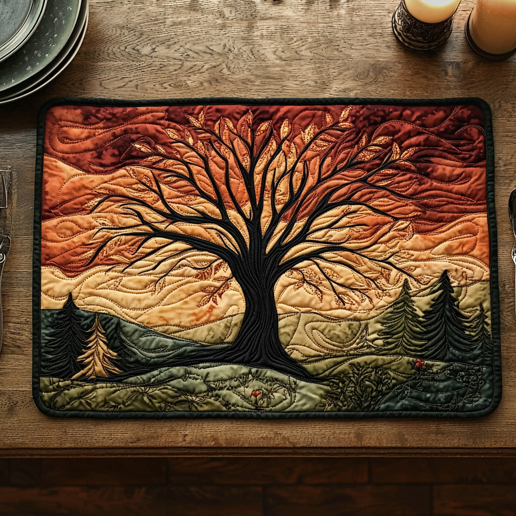 Life Circle Quilted Placemat NCU0DV6632