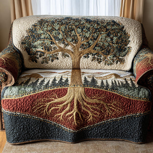 Life Connection Quilted Sofa Cover NCU0DV9195