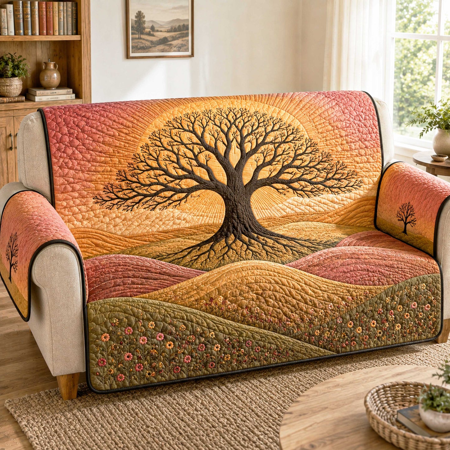 Life Harmony Quilted Sofa Cover NCU0TD3172