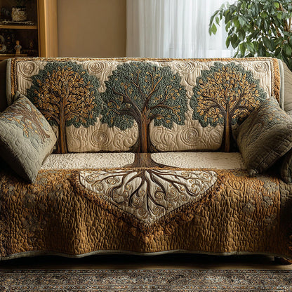 Life Roots Quilted Sofa Cover NCU0TD2092