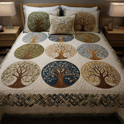 Life Tapestry 3-Piece Quilted Bedding Set NCU0DK11918