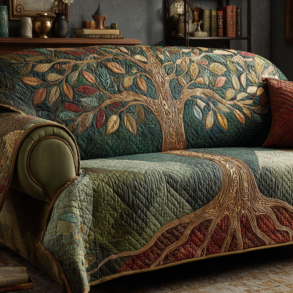 Life Tapestry Quilted Sofa Cover NCU0DK11947