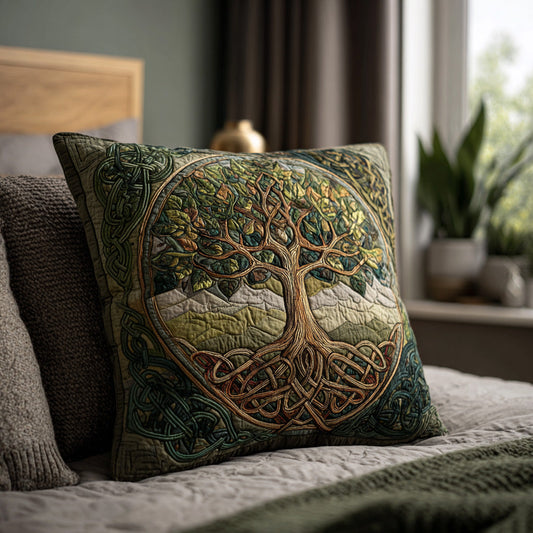 Life in Bloom Quilted Pillow Case NCU0DV6319