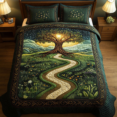 Lifes Embrace 3-Piece Quilted Bedding Set NCU0PT3331