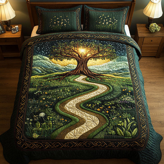 Lifes Embrace 3-Piece Quilted Bedding Set NCU0PT3331