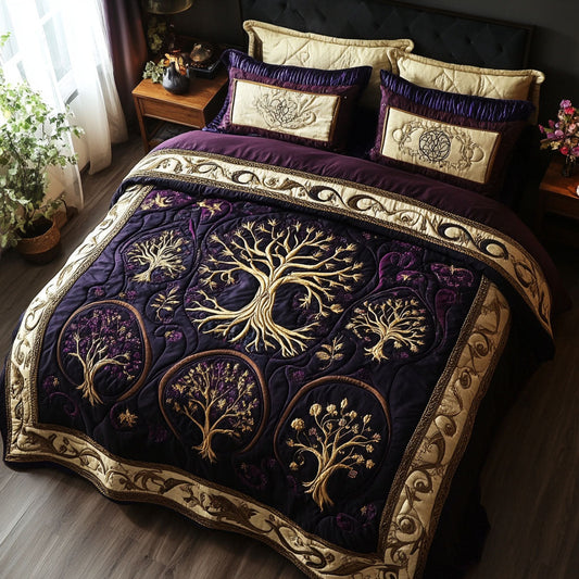 Lifes Mosaic 3-Piece Quilted Bedding Set NCU0PT3816