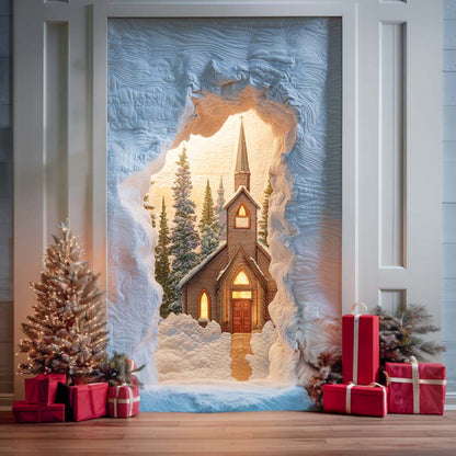 Light of Faith Quilted Door Cover NCU0NT11496