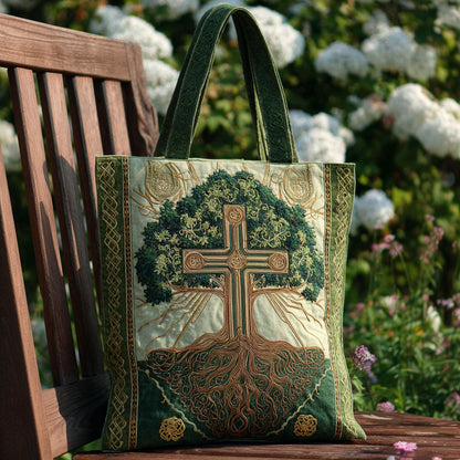 Light of the Cross Quilted Tote Bag NCU0PT8164