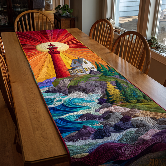 Lighthouse Beacon Quilted Table Runner NCU0DK8638