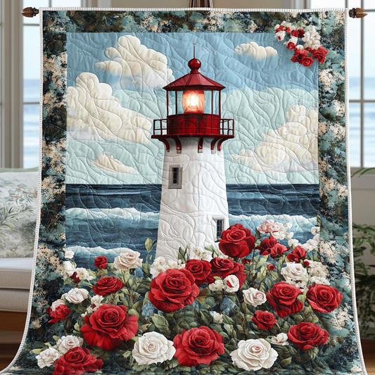 Lighthouse Breeze Quilted Blanket NCU0VH4563