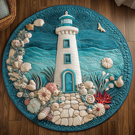 Lighthouse Dreams Quilted Round Mat NCU0NT7459