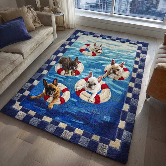 Lighthouse French Bulldog Area Rug NCU0HH1923
