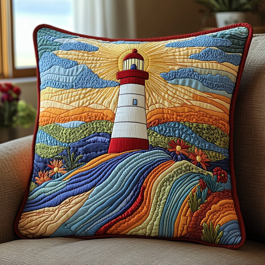 Lighthouse Glow Quilted Pillow Case NCU0DV4612