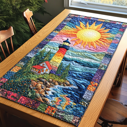 Lighthouse Glow Quilted Table Runner NCU0DK8637