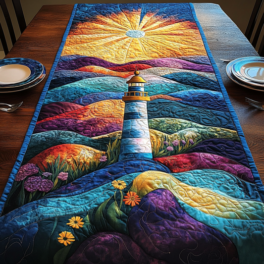 Lighthouse Glow Quilted Table Runner NCU0DV4623