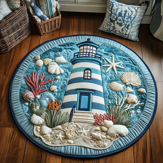 Lighthouse Mirage Quilted Round Mat NCU0NT7461