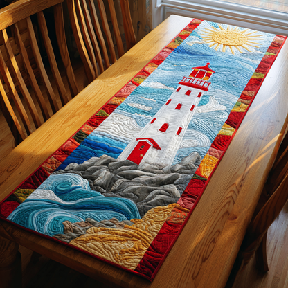 Lighthouse Shine Quilted Table Runner NCU0DK8641