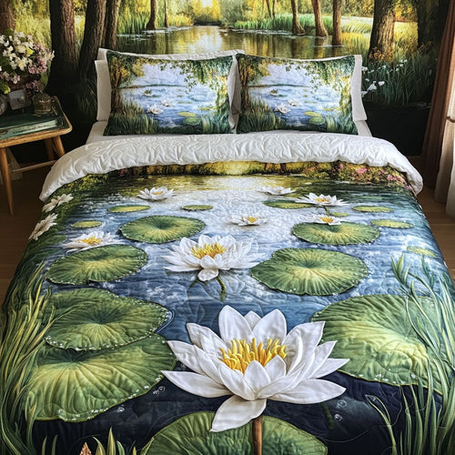 Lily Dream 3-Piece Quilted Bedding Set NCU0PT6885