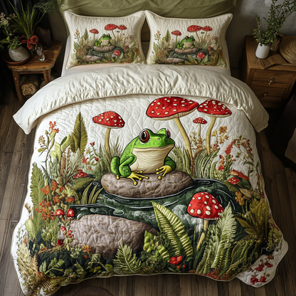 Lily Leap 3-Piece Quilted Bedding Set NCU0VH3551