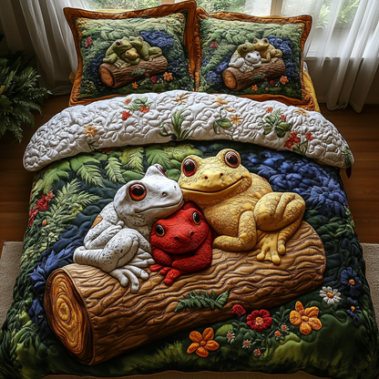 Lily Leap 3-Piece Quilted Bedding Set NCU0DV3253