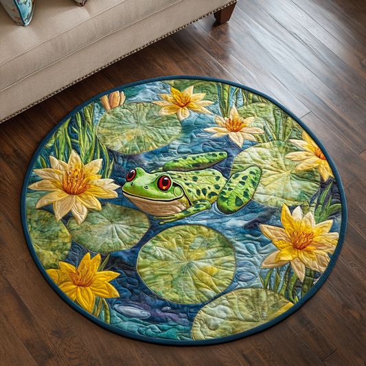 Lily Lounge Quilted Round Mat NCU0VH5255