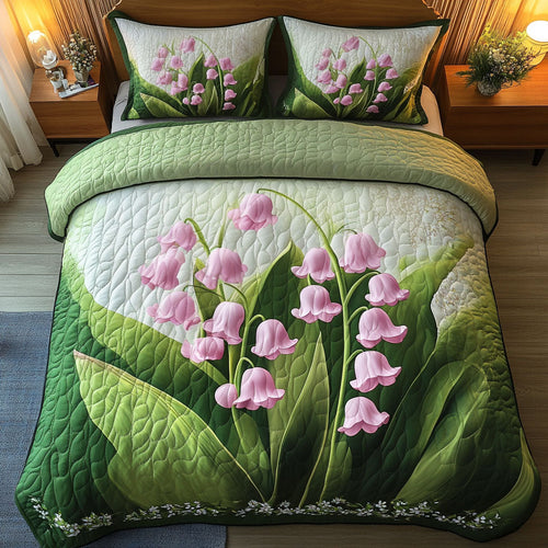 Lily Tranquility 3-Piece Quilted Bedding Set NCU0NT6052