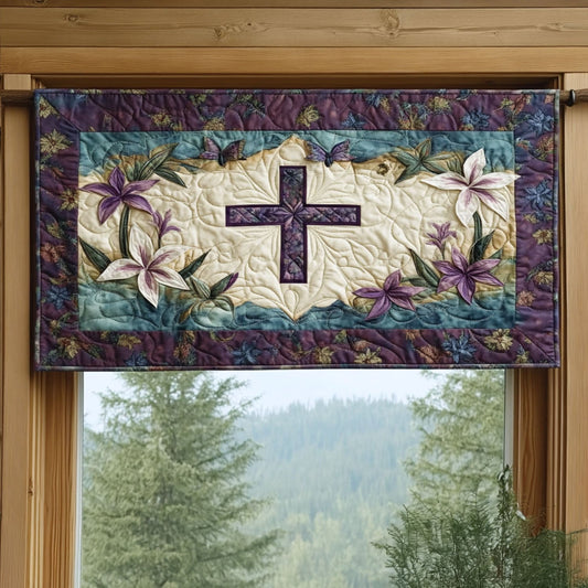 Lily of the Cross Quilted Valance NCU0PT4770