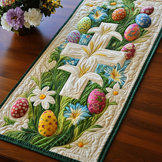 Lily of the Resurrection Quilted Table Runner NCU0PT4921