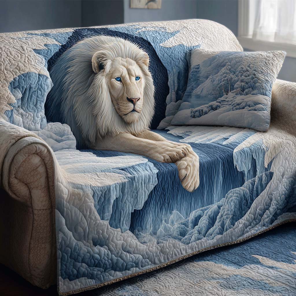 Lion Glory Quilted Sofa Cover NCU0NT11404