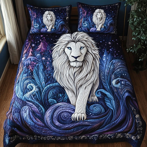 Lion Heart 3-Piece Quilted Bedding Set NCU0DV6267