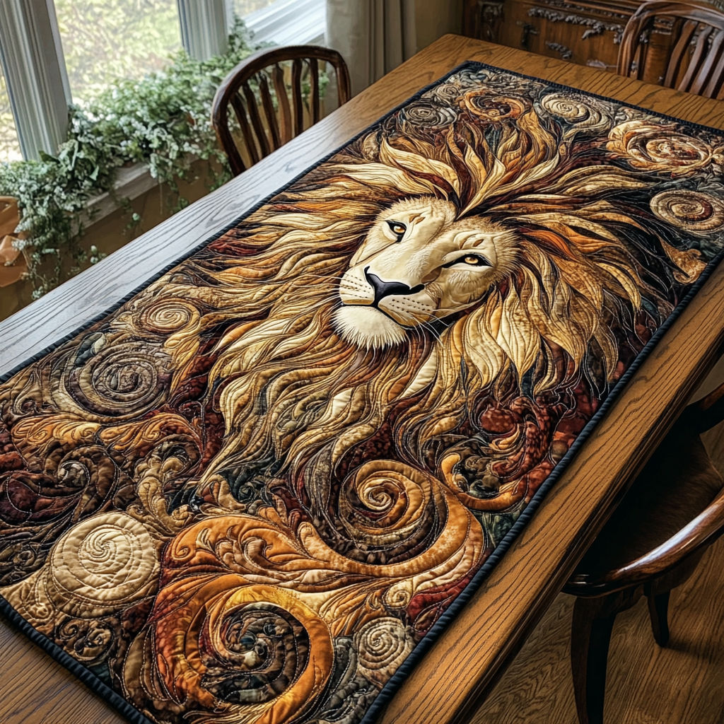 Lion Pride Quilted Table Runner NCU0DK7013