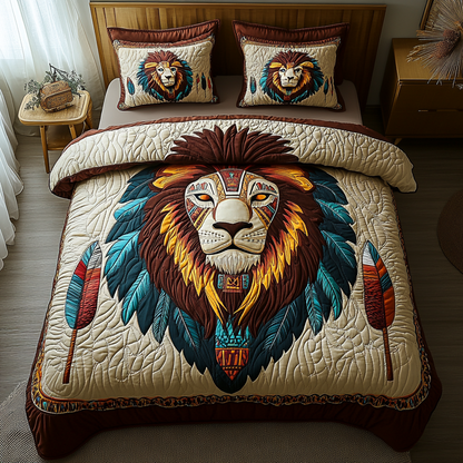 Lionheart Legacy 3-Piece Quilted Bedding Set NCU0DV2911