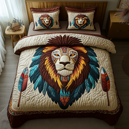 Lionheart Legacy 3-Piece Quilted Bedding Set NCU0DV2911