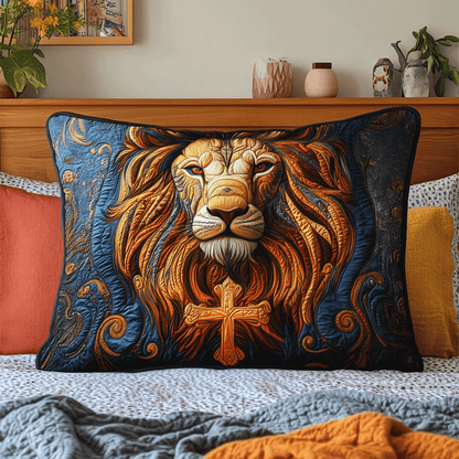 Lion of Judah Quilted Bedding Pillow Case NCU0DV3080
