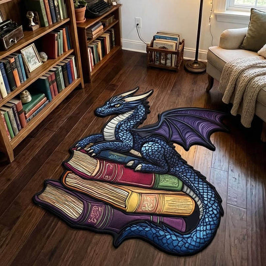 Literary Dragon Custom Shape Area Rug NCU0DV9588