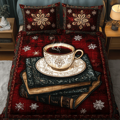 Literary Bliss 3-Piece Quilted Bedding Set NCU0TL2074